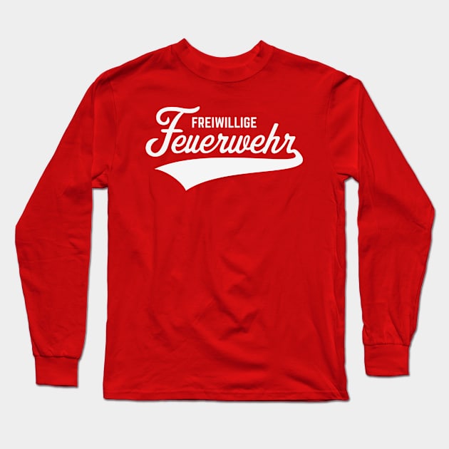 Freiwillige Feuerwehr (Schriftzug / White) Long Sleeve T-Shirt by MrFaulbaum